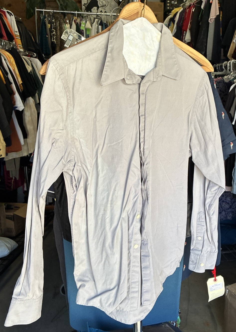 Banana Republic Slim Fit Long Sleave Button Up Men's Shirt Size S Vintage Y2K